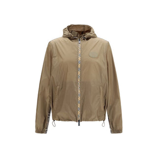 Brown Nylon Shell Jacket