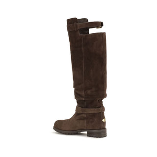 Brown Calf Leather Bos Taurus Lace-Up Boots