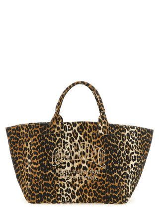 Brown Recycled Cotton Tote Bag