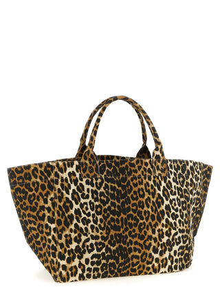 Brown Recycled Cotton Tote Bag