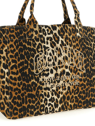 Brown Recycled Cotton Tote Bag
