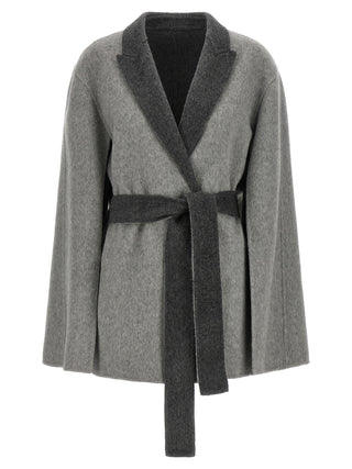 Gray Wool Cardigan