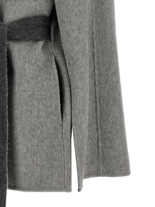 Gray Wool Cardigan