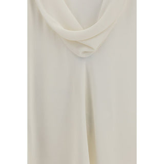 Beige Silk Blouse