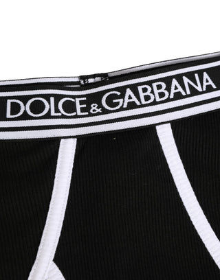 Black White Logo Waistband Coulotte Panty Underwear