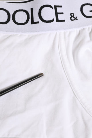 White Cotton Stretch Regular Boxer Underwear