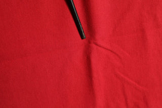 Red Cotton Graphic Print Crew Neck T-shirt