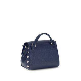 Blue Calf Leather Bos Taurus Shoulder Bag