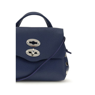 Blue Calf Leather Bos Taurus Shoulder Bag