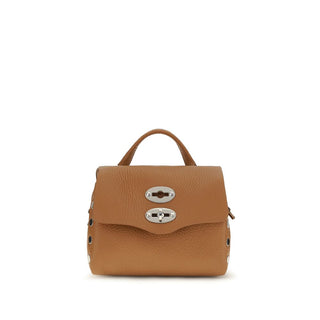 Beige Calf Leather Bos Taurus Shoulder Bag