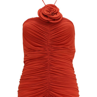 Red Viscose Cocktail Dress