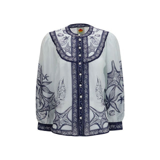 Multicolor Ramie Pattern Shirt