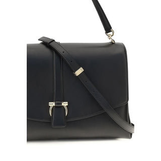 Black Calf Leather Bos Taurus Shoulder Bag