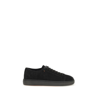 Black Calf Leather Bos Taurus Low Top Sneakers