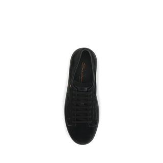 Black Calf Leather Bos Taurus Low Top Sneakers