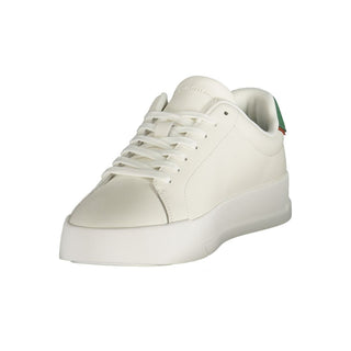 White Polyurethane Men's Sneaker