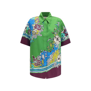 Multicolor Silk Pattern Shirt