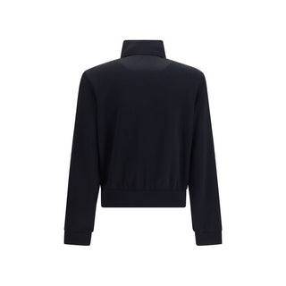 Black Polyamide Sweatshirt