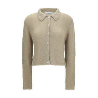 Camisa polo beige de alpaca vicuña pacos