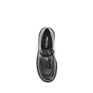 Black Calf Leather Bos Taurus Slip-On Loafers