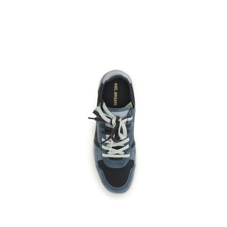 Multicolor Nubuc Leather Low Top Sneakers