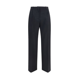 Black Wool Oves Aries Flared Pants