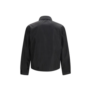 Chaqueta larga de poliamida reciclada negra