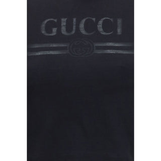 Camiseta de algodón negro