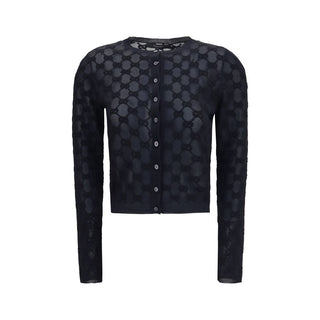 Black Viscose Cardigan