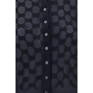 Black Viscose Cardigan