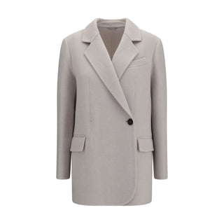 White Wool Oves Aries Full-Length Jacket
