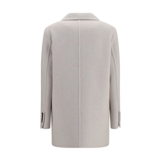 White Wool Oves Aries Full-Length Jacket