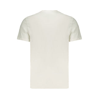 White Cotton Men's T-Shirt