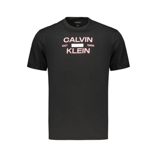 Black Cotton Men's T-Shirt