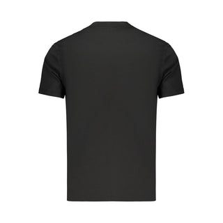 Black Cotton Men's T-Shirt