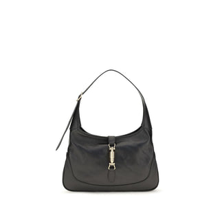Black Goatskin Shoulder Bag