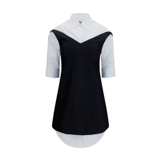 Black Wool Oves Aries Casual Dress