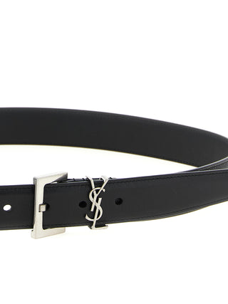 Black Calfskin Regular Belt