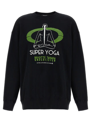 Black Cotton Sweatshirt