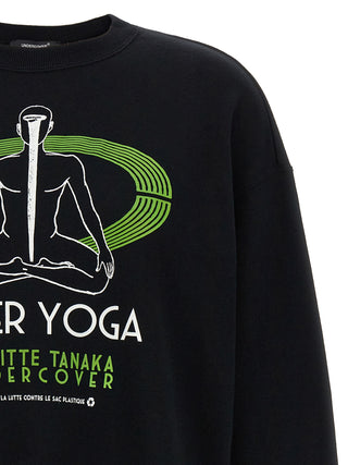 Black Cotton Sweatshirt
