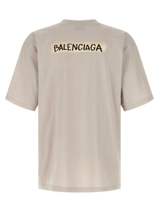 Camiseta de algodón gris