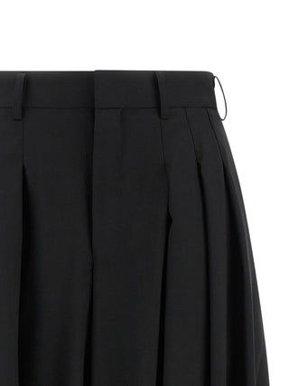 Black Wool Pants