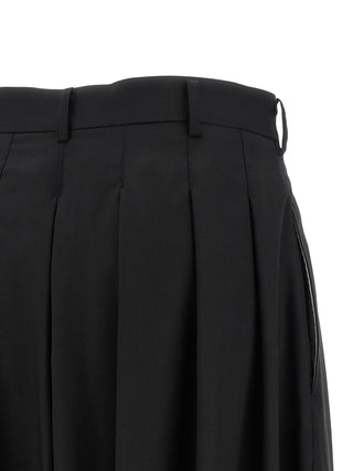 Black Wool Pants