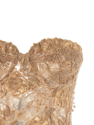 Beige Cotton Tank Tops