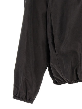 Brown Silk Shell Jacket