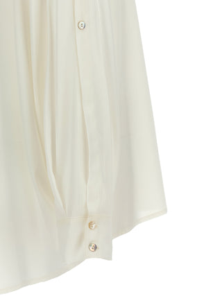 White Silk Blouse