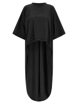 Black Cotton Casual Dress