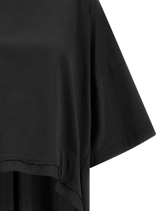 Black Cotton Casual Dress