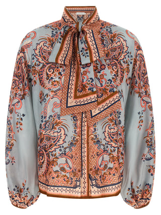 Multicolor Silk Blouse