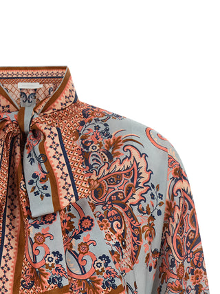 Multicolor Silk Blouse